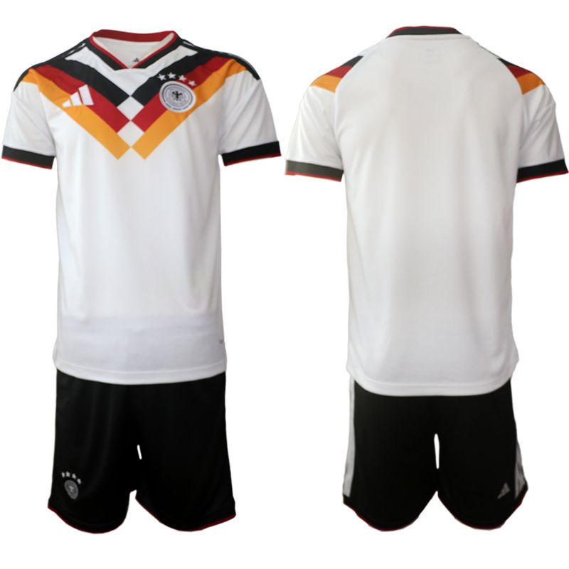 Men 2026 World Cup National Team Germany home white Blank Soccer Jersey